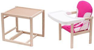 Стульчик-трансформер Babyroom Пони-230 eko розовый / белый 1000626188 фото