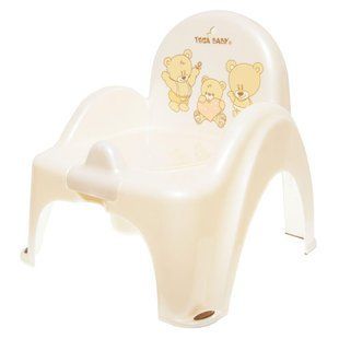Горшок-кресло Tega TEDDY BEAR Anti slip Potty Chair MS-012-118 white pearl (белый) 681408 фото