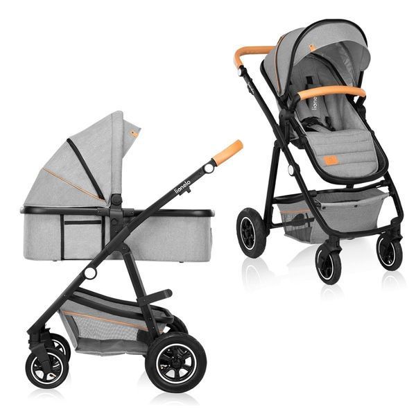 Универсальная коляска 2 в 1 Lionelo AMBER GREY STONE 31579373 фото