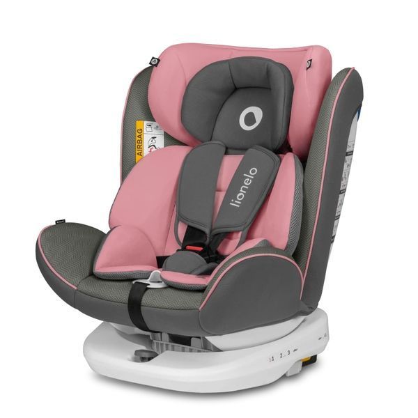 Детское автокресло Lionelo BASTIAAN PINK BABY (white base) 59844688 фото
