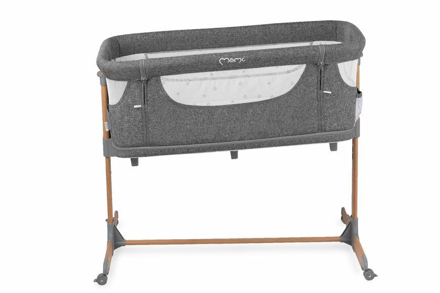 Ліжечко дитяче прямокутне MoMI SMART BED 4in1 Gray 117217805 фото