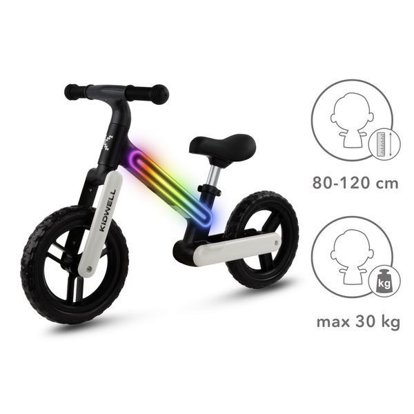 Велобіг Kidwell Suno LED black/white KIDSW/B фото