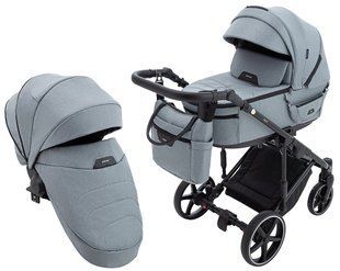 Коляска 2 в 1 Adamex Ziko Tip TK-60 тёмно-серый 680775 фото