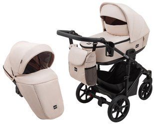 Коляска 2 в 1 Bair Ultra Soft U-834 бежевый 680624 фото