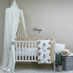 Комплект постільної білизни для новонародженого Baby Mix Тедді бежевий 0291129 фото