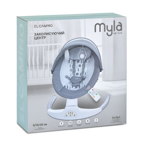 Укачивающий центр ME 1074 MYLA Soft Mint 266801 фото