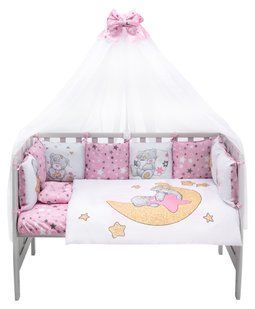 Детская постель Babyroom Bortiki Print-08 розовый (мишки) 680728 фото