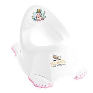 Горшок с антискользящим покрытием Tega WILD & FREE Anti-slip potty UNICORN DZ-001-103-JEDNOROŻEC-R white / pink (белый / розовый) 681305 фото