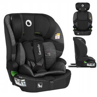 Детское автокресло Lionelo BILLY I-SIZE BLACK GREY 108902139 фото