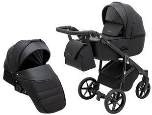 Коляска 2 в 1 Adamex Nola Eco SA-2 черный 681677 фото
