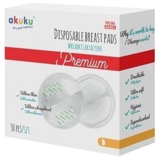 Одноразовые прокладки для груди Akuku A0354, 30шт 57411749 фото