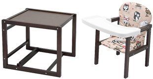 Стульчик-трансформер Babyroom Пони-220 тонированный бежевый (совы) 1000625385 фото