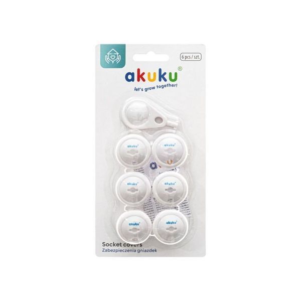 Защита для розеток Akuku A0651, белый 82699887 фото