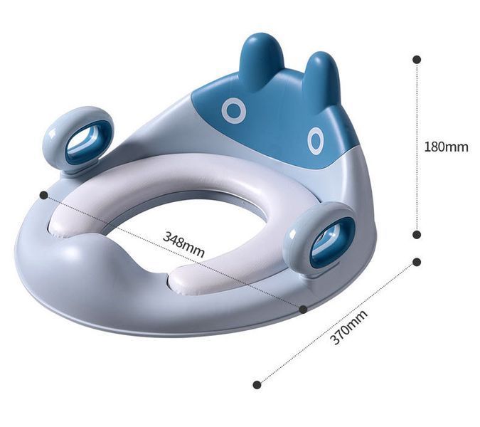 Накладка дитяча на унітаз Зайчик блакитна Babyhood BH-134B BH-134B фото