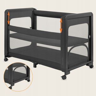 Кроватка детская 3 в 1 Lionelo PATTY GREY GRAPHITE 121216831 фото