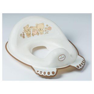 Накладка на унитаз Tega TEDDY BEAR Anti slip Toilet trainer MS-016-118 white pearl (белый) 681410 фото