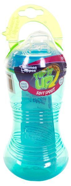 Поилка Tommee Tippee Tip it UP от 9 месяцев (400ml) голубой / розовый / оранжевый 107550 фото