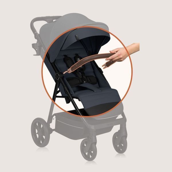 Прогулочная коляска Lionelo IVA GREY GRAPHITE 112116682 фото