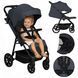 Прогулочная коляска Lionelo IVA GREY GRAPHITE 112116682 фото 1