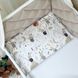 Комплект постільної білизни для новонародженого Baby Mix Зайці нра драбинці бежевий 029189 фото 7