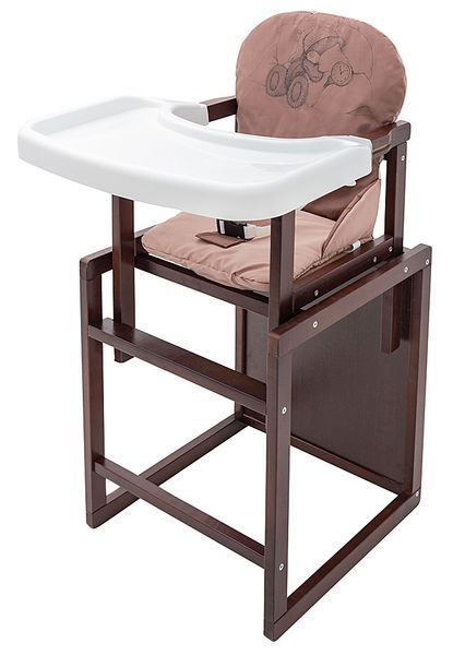 Стульчик-трансформер Babyroom Винни-220 тонированный шоколад / капучино (мишка с будильником) 1000680562 фото