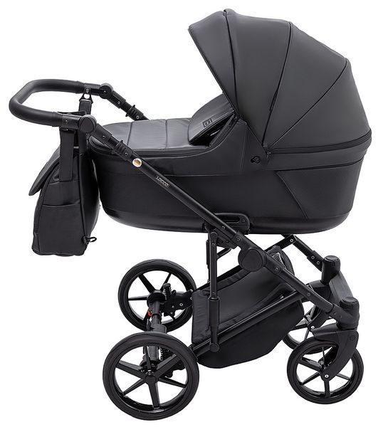 Коляска 2 в 1 Adamex Locco Eco SA-2 черный 681026 фото