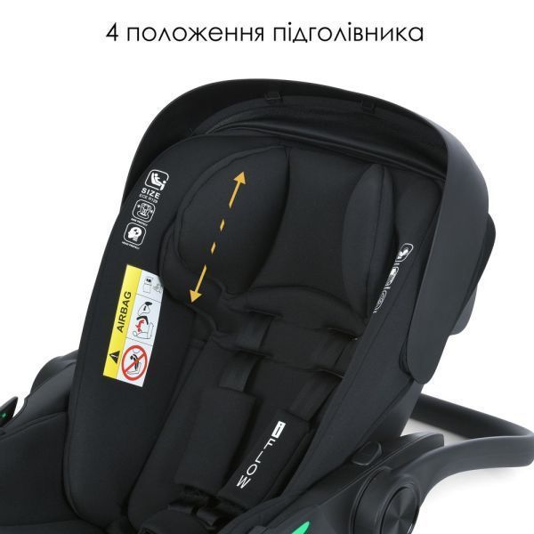 Автокресло El Camino i-FLOW ME 1198 Black 319828 фото