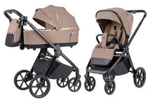 Коляска універсальна CARRELLO Omega CRL-6540/1 Asteroid Beige (2in1) Нем6249 фото
