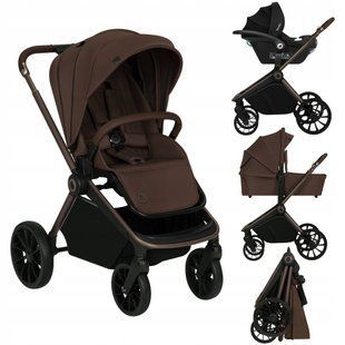 Универсальная коляска 3 в 1 Lionelo MIKA PLUS 3IN1 MOCHA MOUSSE 115230291 фото