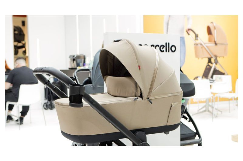 Коляска універсальна CARRELLO Omega CRL-6540/1 Asteroid Beige (2in1) Нем6249 фото