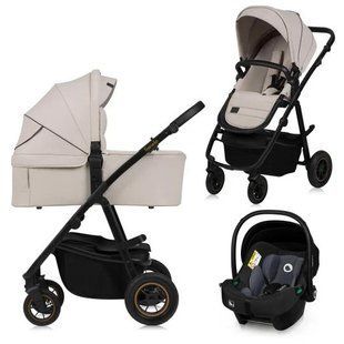 Универсальная коляска 3 в 1 Lionelo AMBER PLUS BEIGE SAND 93803409 фото