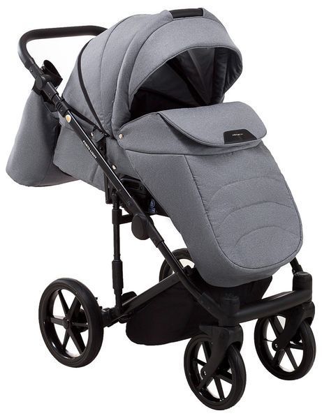 Коляска 2 в 1 Adamex Porto Light Tip TK-60 темно-серый 625703 фото