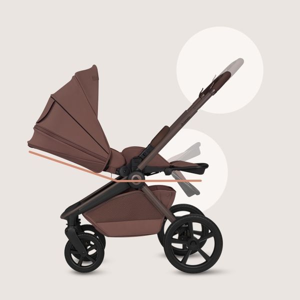 Универсальная коляска 2 в 1 Lionelo FREYA 2IN1 BROWN CHOCOLATE 130757167 фото