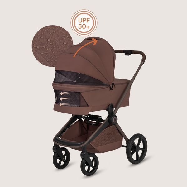 Универсальная коляска 2 в 1 Lionelo FREYA 2IN1 BROWN CHOCOLATE 130757167 фото