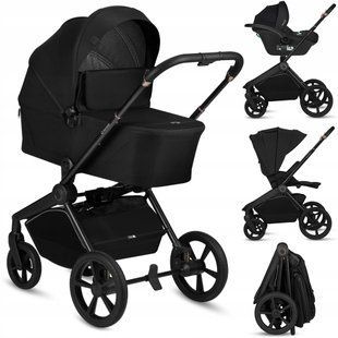 Универсальная коляска 3 в 1 Lionelo FREYA 3IN1 BLACK ONYX 130758489 фото