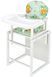 Стульчик-трансформер Babyroom Пони-240 белый зелёный (мишки и пчелки) 1000624740 фото 2