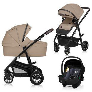 Универсальная коляска 3 в 1 Lionelo BIANKA 3IN1 BEIGE SAND 93975113 фото