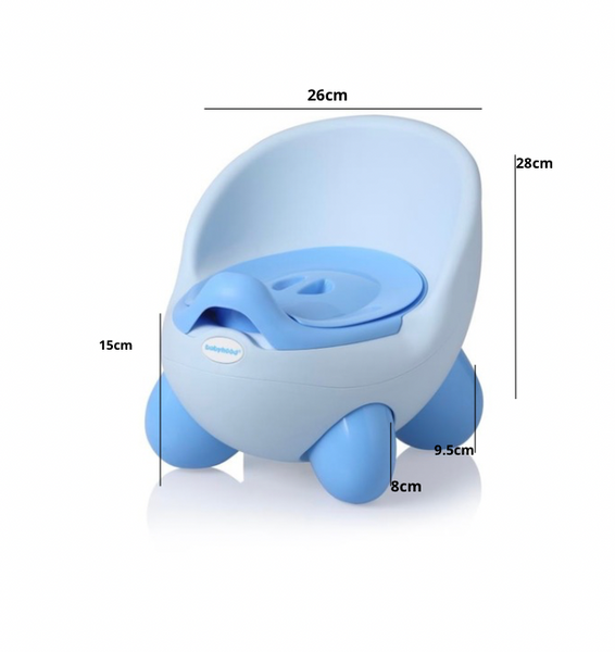 Дитячий горщик К'ю К'ю, світло блакитний Babyhood BH-105LB BH-105LB фото