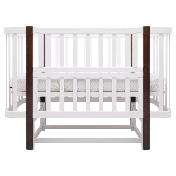 Ліжко Babyroom Місяць LU-2 маятник білий / венге 681890 фото