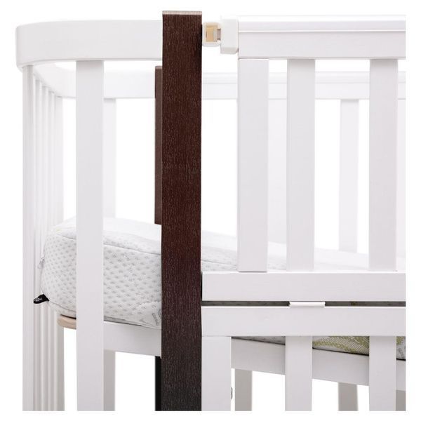 Ліжко Babyroom Місяць LU-2 маятник білий / венге 681890 фото