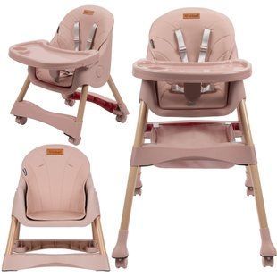 Стілець для годуваня Kidwell Karimi pink KKPI фото