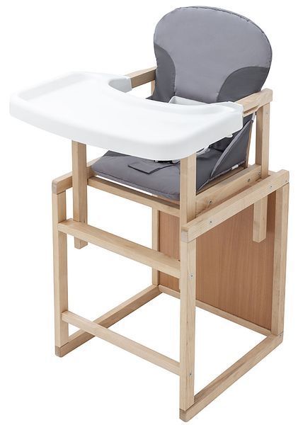 Стульчик-трансформер Babyroom Пони-230 eko серый / графит 1000626014 фото