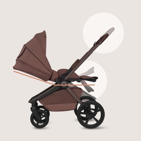 Универсальная коляска 3 в 1 Lionelo FREYA 3IN1 BROWN CHOCOLATE 130774293 фото