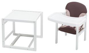 Стульчик-трансформер Babyroom Пони-240 белый шоколад / бежевый 1000625748 фото