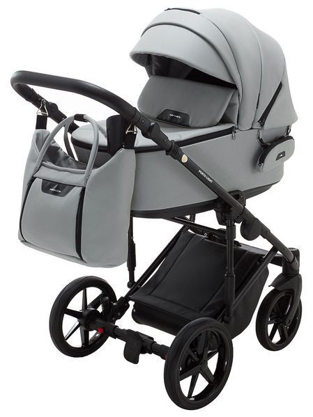 Коляска 2 в 1 Adamex Porto Light ECO SA-3 светло-серый 625714 фото