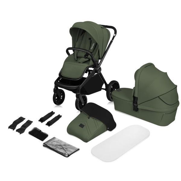 Универсальная коляска 2 в 1 Lionelo MIKA PLUS 2IN1 GREEN OLIVE 91042850 фото
