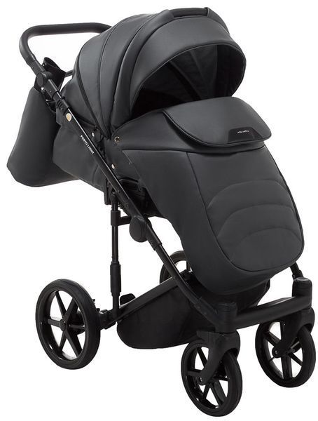 Коляска 2 в 1 графит Adamex Porto Light ECO SA-5 625716 фото