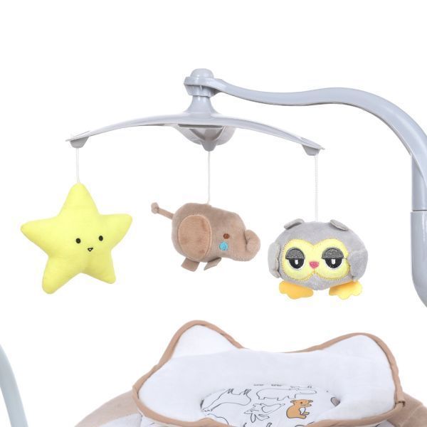 Качели ME 1075 TEDDY Beige Animals 277755 фото