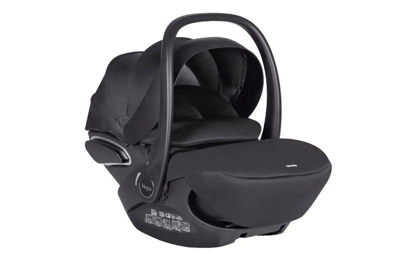 Автокрісло перенесення (бебікокон) CRL-14101 "Vega" Absolute Black i-Size 40-87см CARRELLO Різ0229 фото