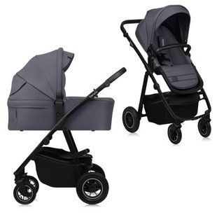 Универсальная коляска 2 в 1 Lionelo AMBER PLUS GREY GRAPHITE 94089711 фото